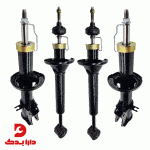مجموعه کمک فنر گازی روغنی عقب و جلو چپ و راست (بسته 4 عددی) کی‌دی‌اس (KDS) مناسب برای کوییک