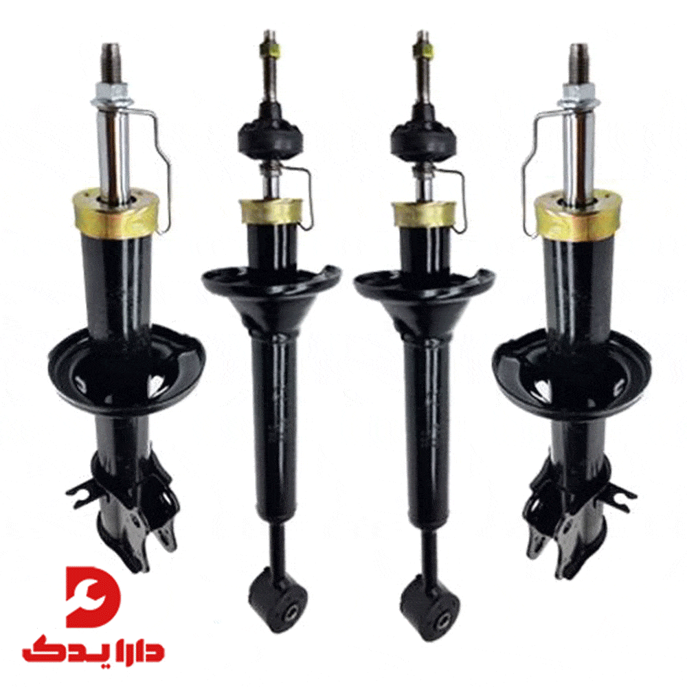 مجموعه کمک فنر گازی روغنی عقب و جلو چپ و راست (بسته 4 عددی) کی‌دی‌اس (KDS) مناسب برای کوییک