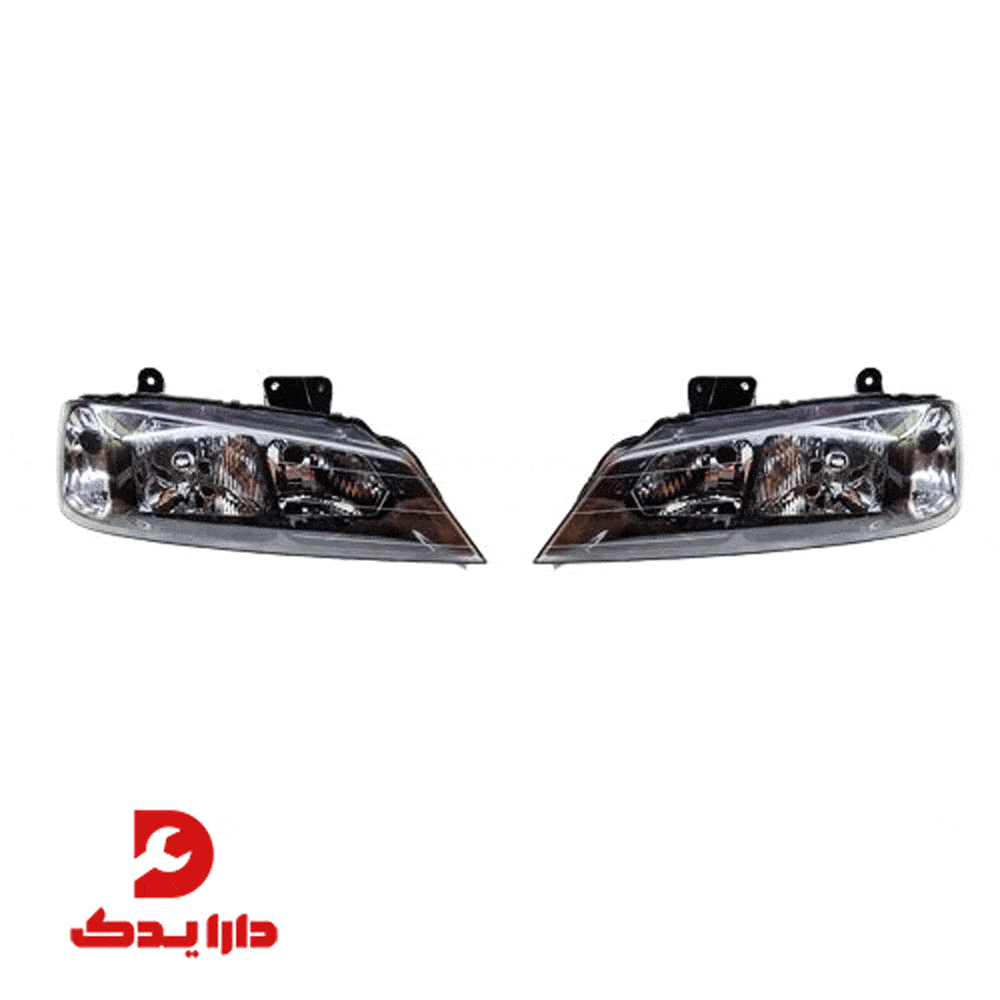 چراغ جلو سمت چپ و راست دودی بسته‌بندی 2 عددی کروز مناسب برای پژو پارس