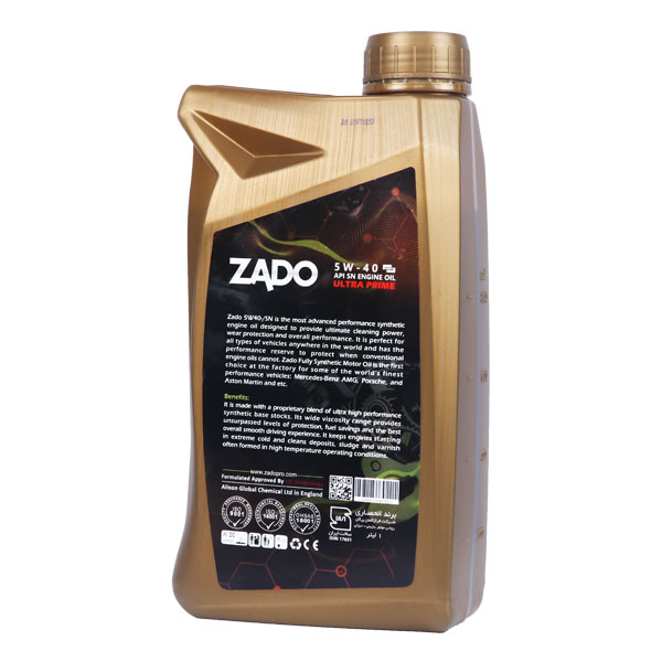 روغن موتور خودرو زادو مدل SAE 5W40-SN حجم 1 لیتر روغن موتور خودرو زادو مدل SAE 5W40-SN حجم 1 لیتر