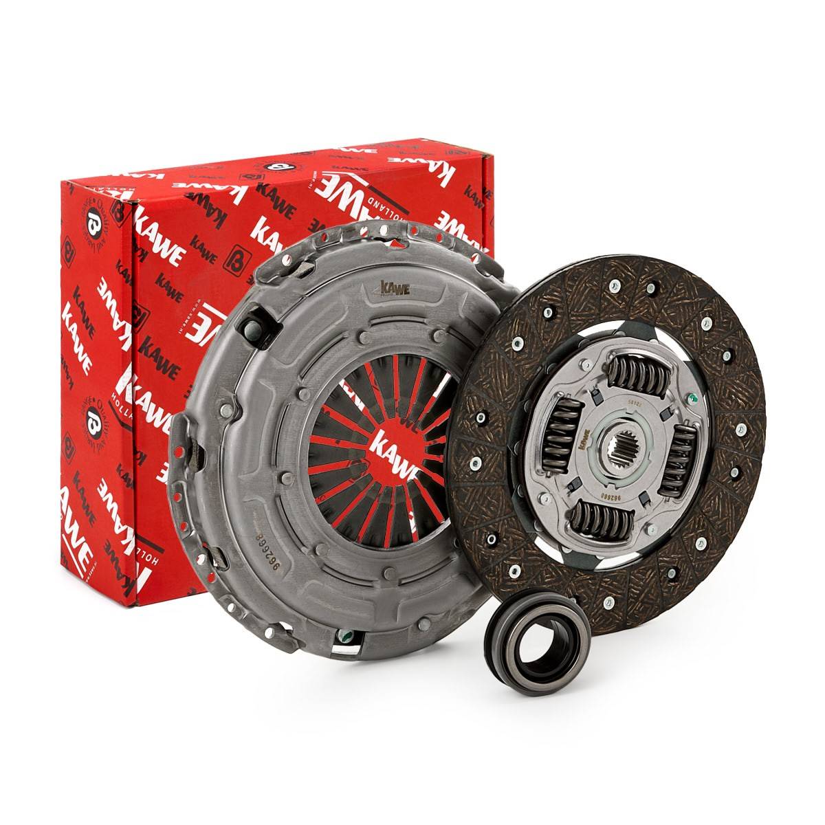 کیت کلاچ کَوه مدل فنر دوبل به همراه بلبرینگ کلاچ مناسب برای پژو 206 تیپ 5، پژو 207 و رانا