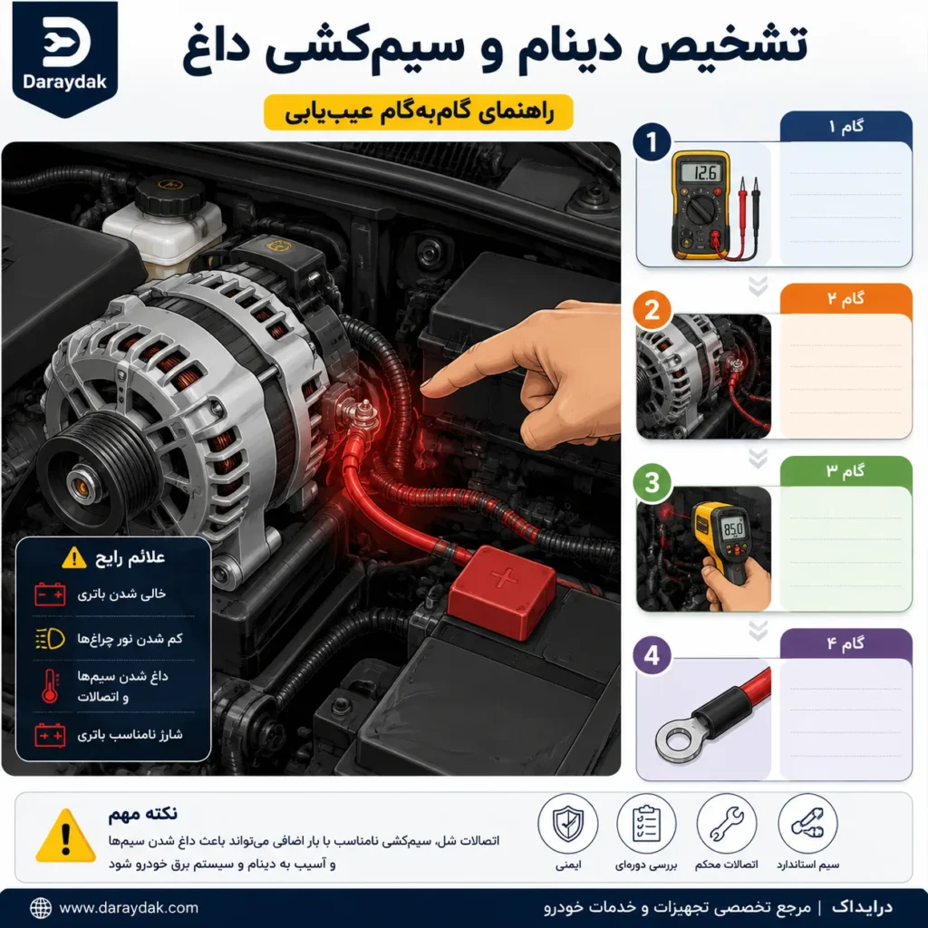 دینام هوشمند و دینام معمولی