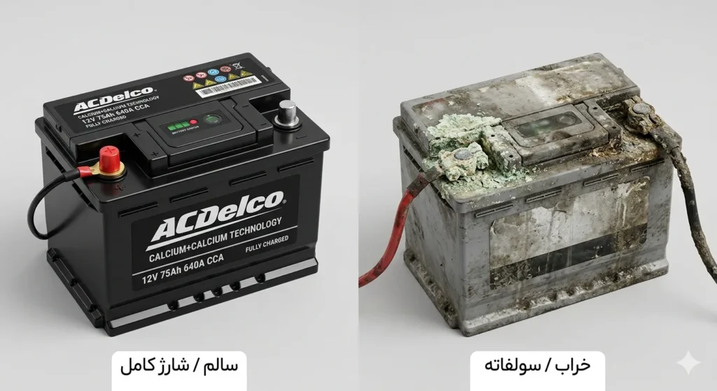 خرابی باتری خودرو
