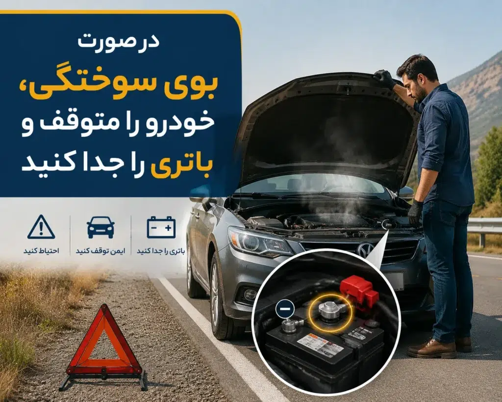 سوختگی سیم در خودرو