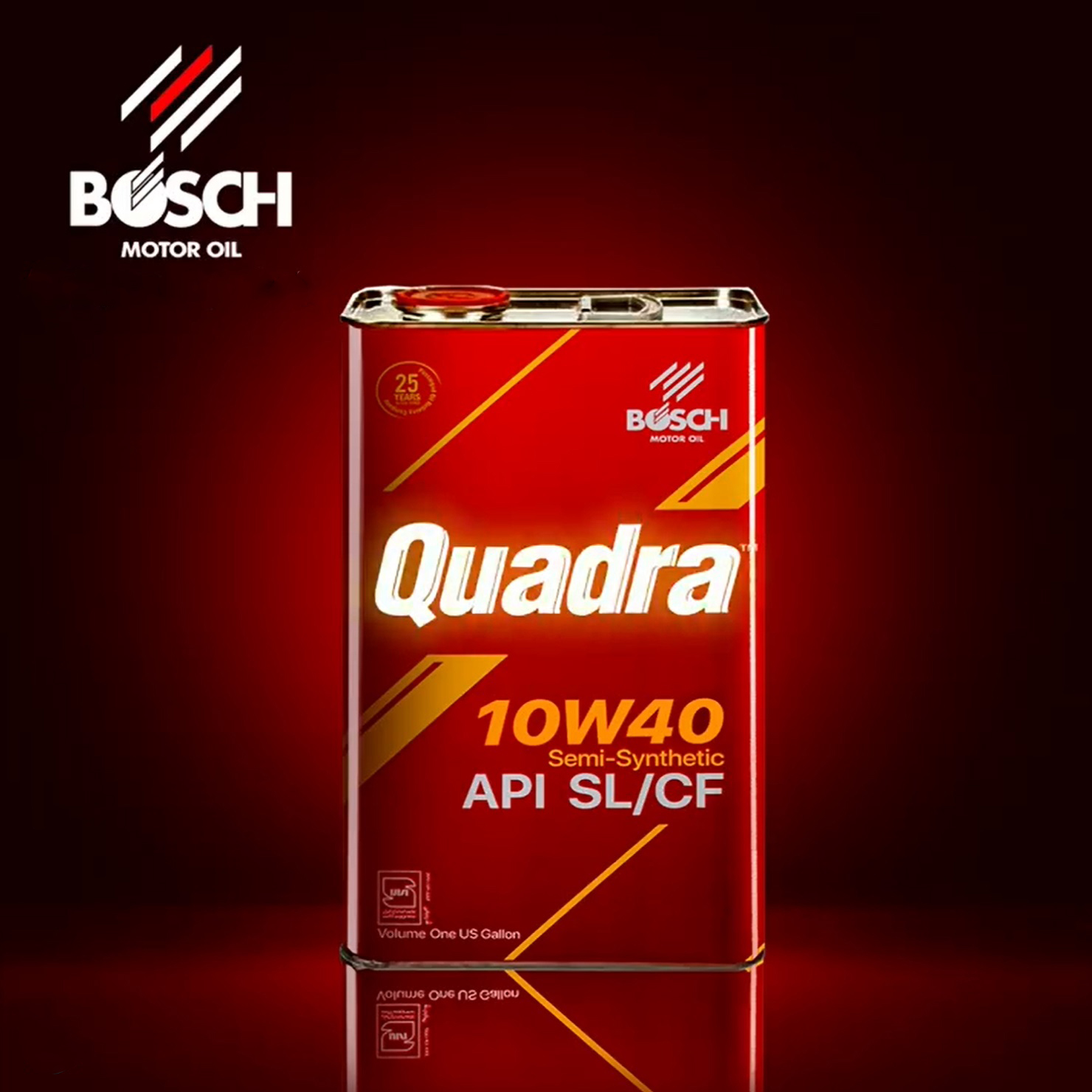 روغن موتور خودرو بنزینی بوش مدل کوادرا 20W50 SL حجم 3.5 لیتر