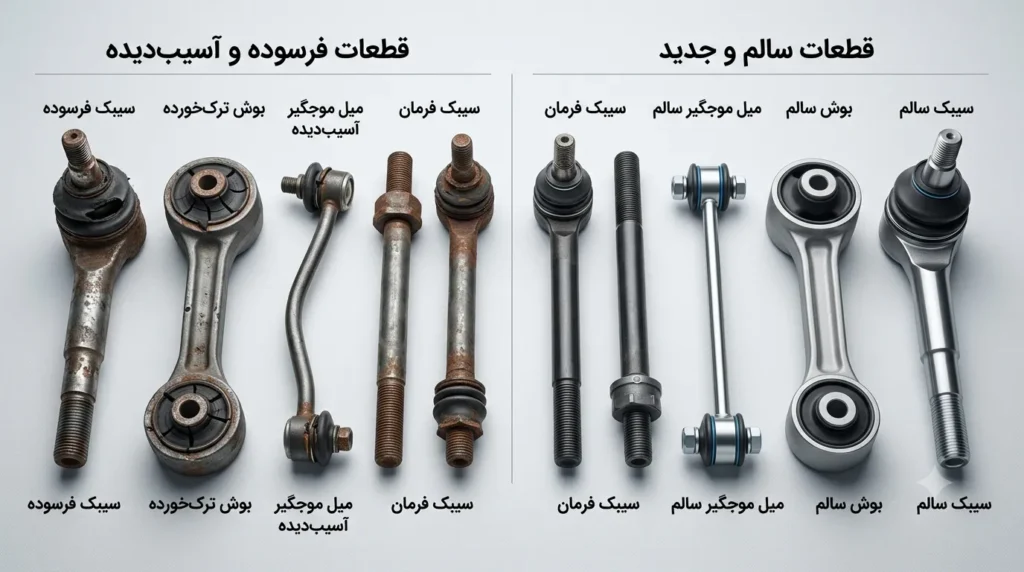 تفاوت قطعه باکیفیت و نمونه ضعیف