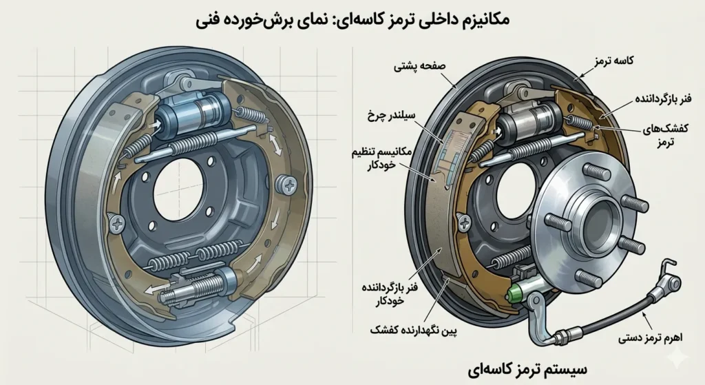 ترمز دیسکی و کاسه‌ای