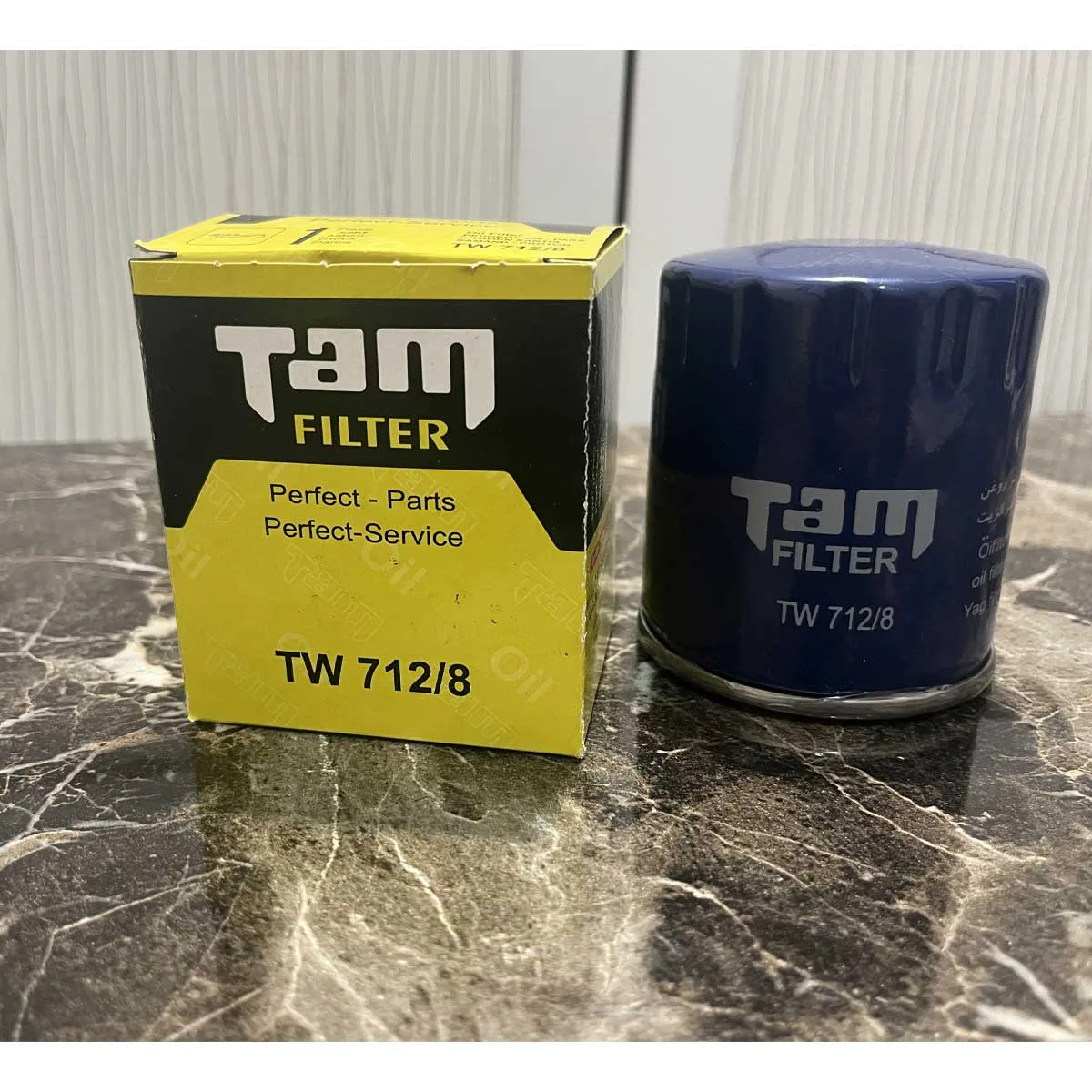 فیلتر روغن خودرو تام مدل TW 712/8 مناسب برای سمند / پژو پارس به همراه فیلتر هوا و کابین