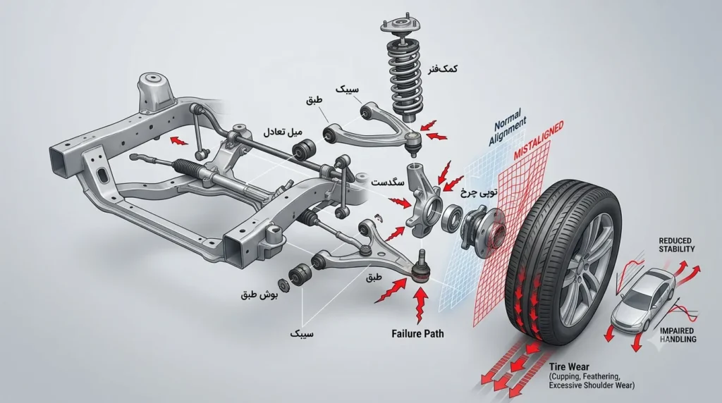 قطعات جلوبندی
