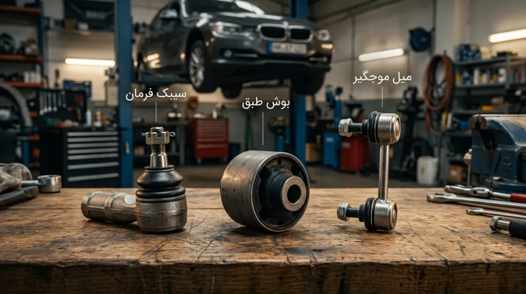 تفاوت سیبک و بوش طبق