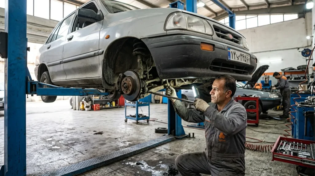 جلوبندی خودرو کارکرده
