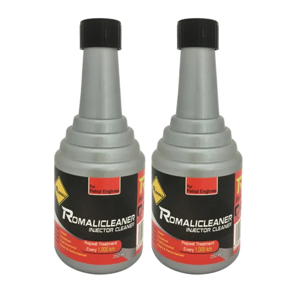 مکمل تمیز کننده سیستم سوخت خودرو رومالی مدل Romalicleaner حجم 250 میلی لیتر بسته 2 عددی
