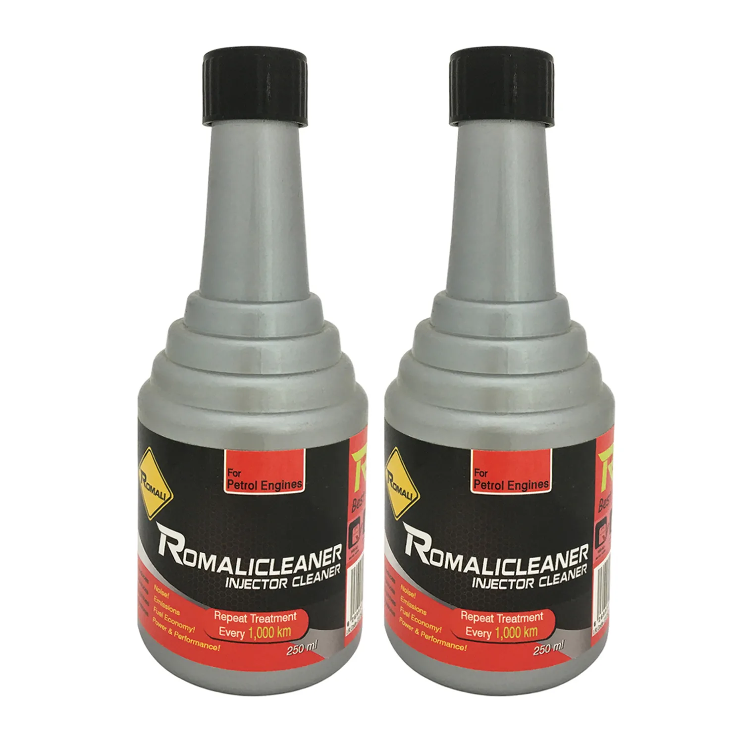مکمل تمیز کننده سیستم سوخت خودرو رومالی مدل Romalicleaner حجم 250 میلی لیتر بسته 2 عددی