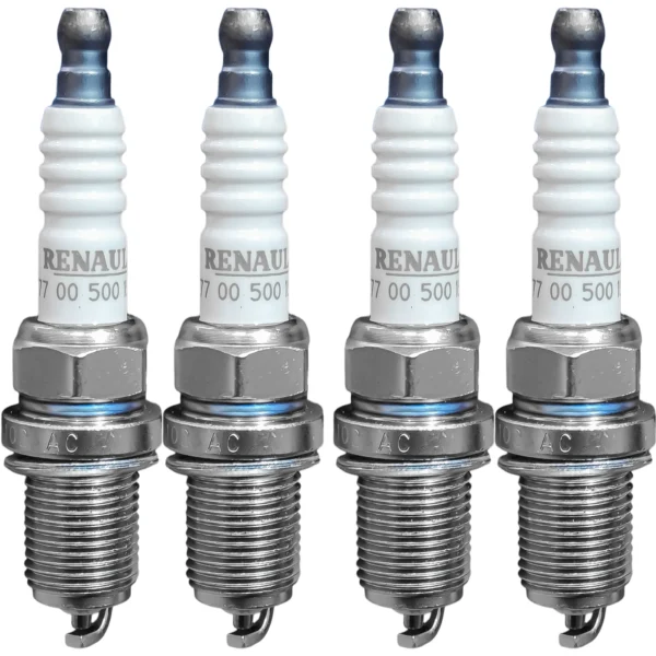 شمع موتور خودرو رنو مدل XU7.XU7P.XUM کد 102AC.France+1 پایه کوتاه مناسب برای پژو ۴۰۵ ، پارس سمند بسته ۴ عددی