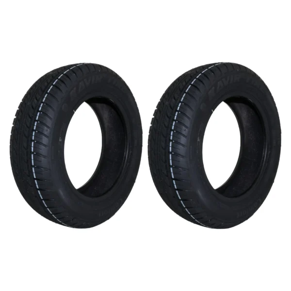 لاستیک خودرو کویر تایر مدل KB12-KB16 سایز 165/65R13 - دو حلقه