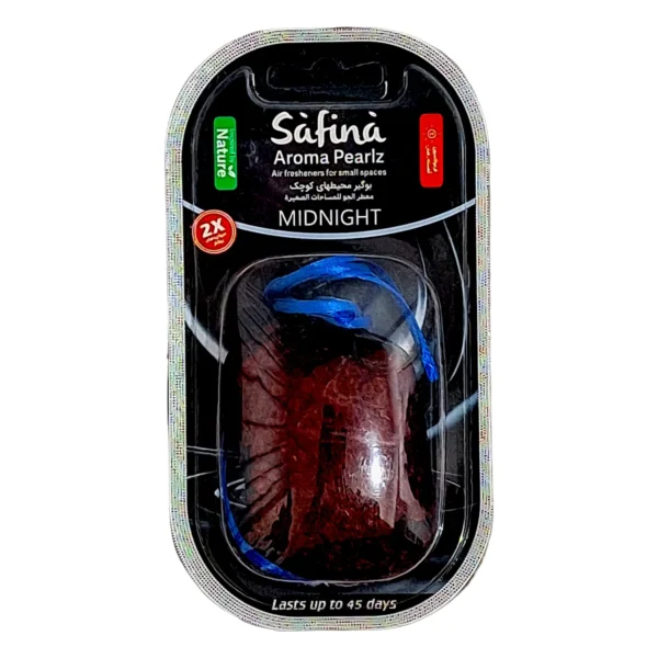 خوشبوکننده خودرو سفینه مدل یو آر جی با رایحه عطر میدنایت وزن 30 گرم