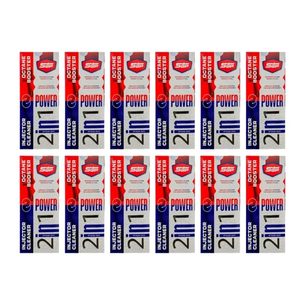 اکتان بوستر و انژکتور شوی دو کاره فایوآپ مدل Power 2 in 1 حجم 400 میلی لیتر بسته 12 عددی